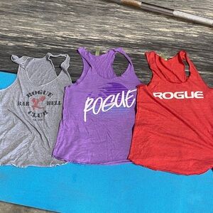 Rogue Women's Tank Tops - Vibrant Red, Stylish Purple, Classic Gray